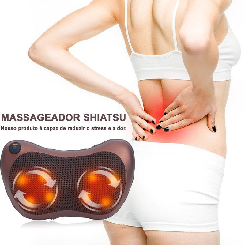 Encosto Massageador Shiatsu RelaxPro