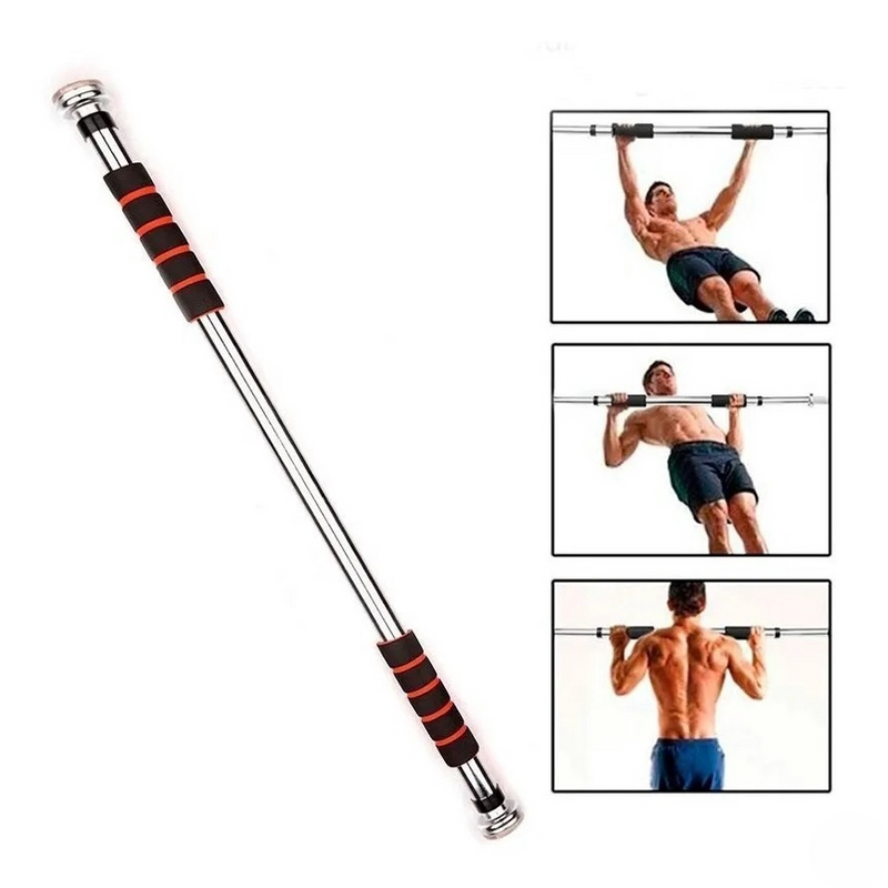 Barra Fixa de Porta para Flexão Regulável Eixo Vital