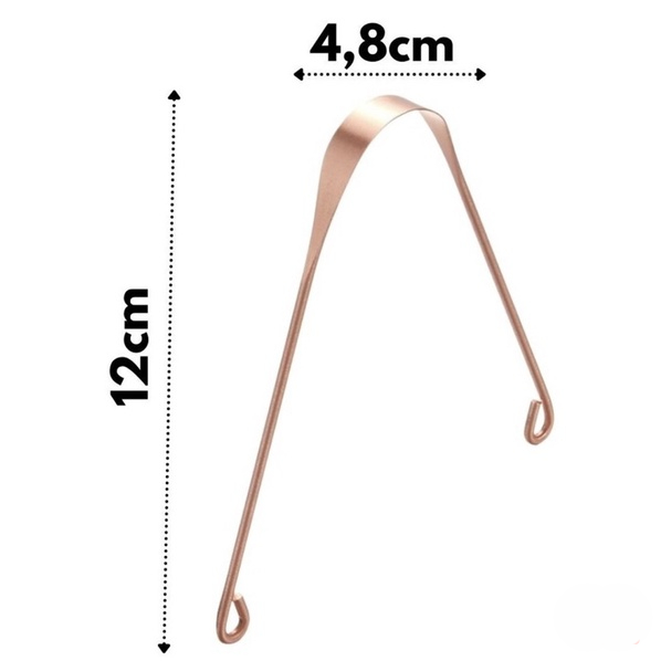 Raspador de Lingua Ayurveda Auracobre