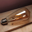 Kit 2 Lâmpadas Filamento Led Retrô Vintage St64 E27 Quente