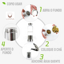 Garrafa Vidro Para Chá Serenitea