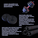 Kit Anilhas Barras de Halteres e Kettelbell Ajustáveis 6 em 1 TrainX Home
