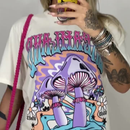Camiseta Feminina Cogumelos