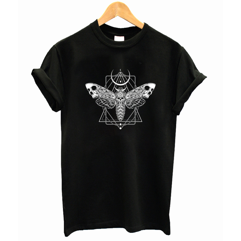 Camiseta Feminina Mariposa estilo Streetwear/Harajuku