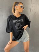 Shine Over camiseta feminina