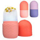 Massageador Ice Rolo Para Rosto Material de Silicone Tratamento de Poros e Rugas