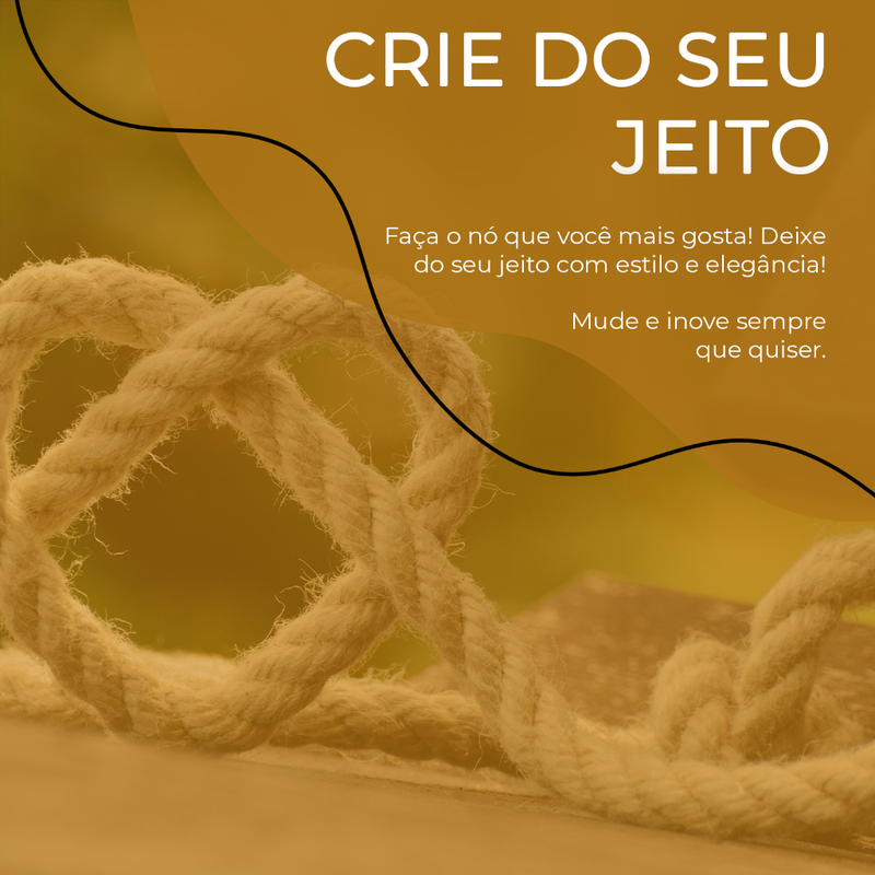 Luminária Pendente Rústico Duplo Teto Corda Sisal 1m Lpcr12