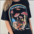 Camiseta Cogumelos Fest Streetwear Camisa Unissex Algodão