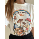 Camiseta Cogumelos Fest Streetwear Camisa Unissex Algodão