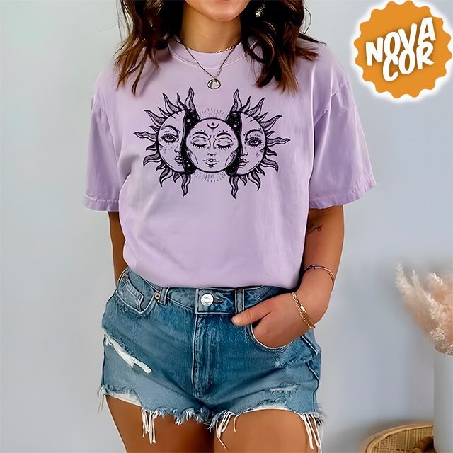 Camiseta Sun & Moon Aesthetic