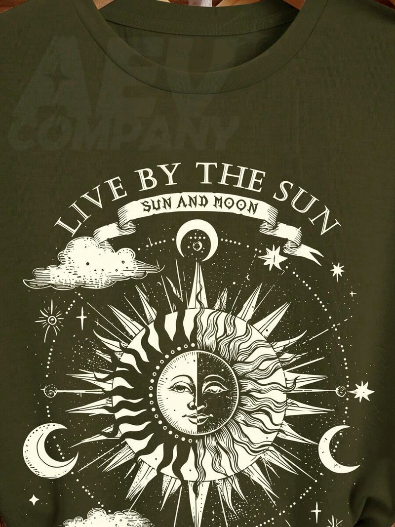 Camiseta Feminina T-shirt Live by the Sun