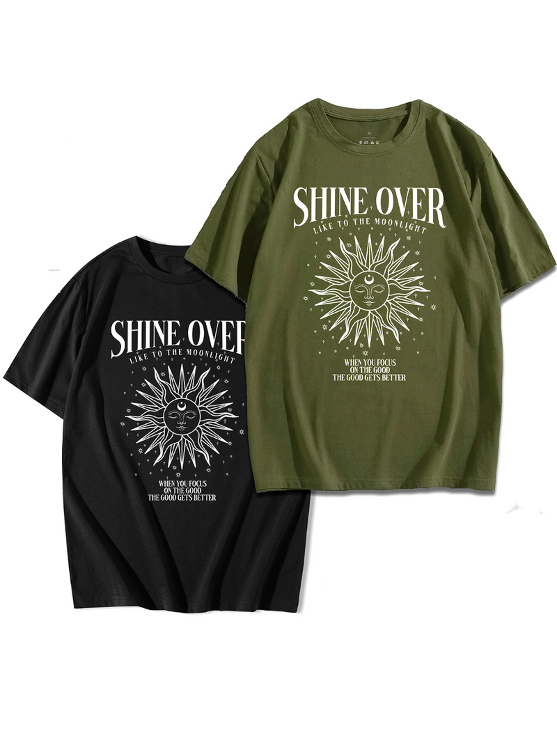 Shine Over camiseta feminina