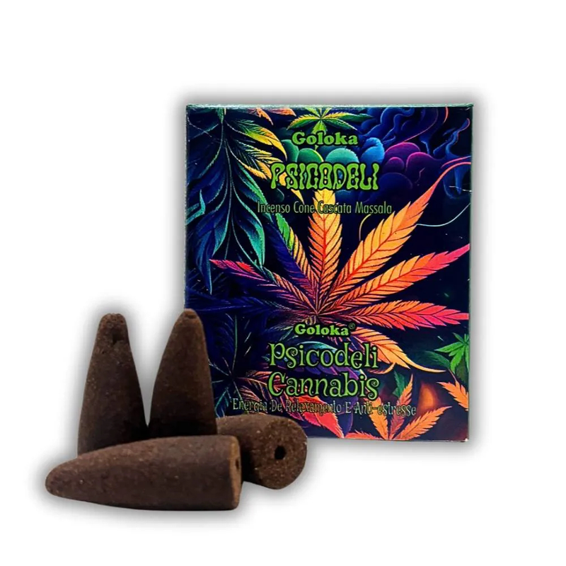 Incenso Cone Efeito Cascata Indiano Goloka