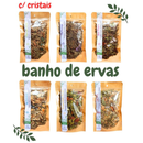 Banho de Ervas Cristais Pedra Natural Defumação Les Energie