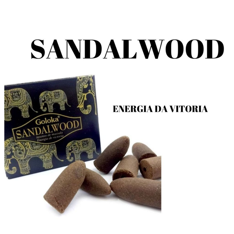 Incenso Goloka Cone Efeito Cascata Indiano