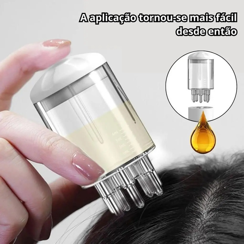 Mini Aplicador de Óleo Capilar – Tratamento Estimula Crescimento e Saúde do Couro Cabeludo SQ7024