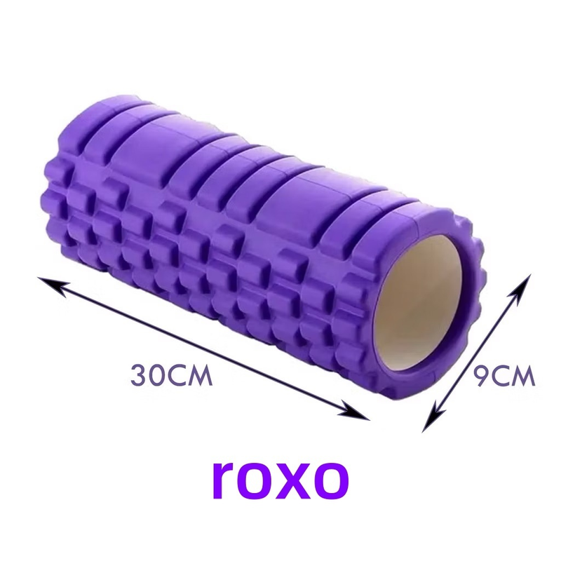 Rolo Massagem Foam Roller Liberação Miofascial Soltura Yoga
