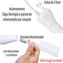 Aparelho Alta Frequência Portátil Ozônio Tratamento De Pele 4 Em 1 Eletroterapia Facial E Capilar