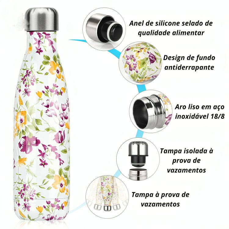 Garrafa Inox Térmica 500ml Fonte Vital