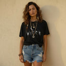 Camiseta Feminina Witch Night Moon