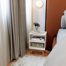 Mesa de Cabeceira Retro para Quarto Casal ou Solteiro Nicho Decoração Palma