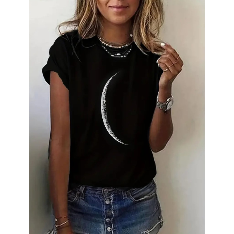t-shirt blusa camiseta lua viscolycra
