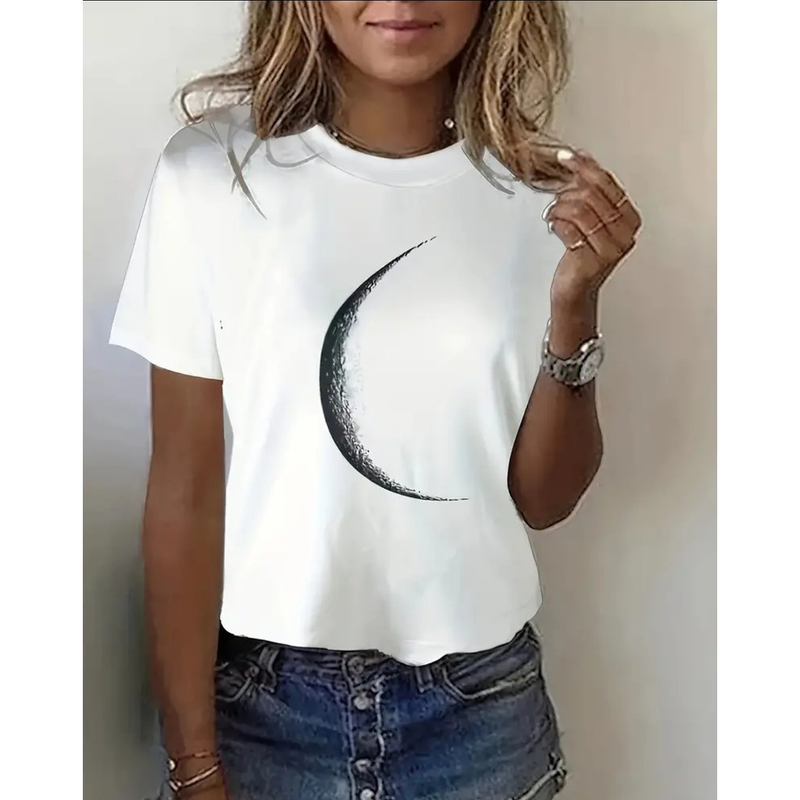 t-shirt blusa camiseta lua viscolycra